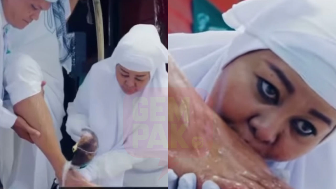 Jirus Air Cium Kaki Lelaki Babak Lakonan Ellie Suriaty Dalam Ayat Dari Langit Jadi Bualan Ramai Gempak
