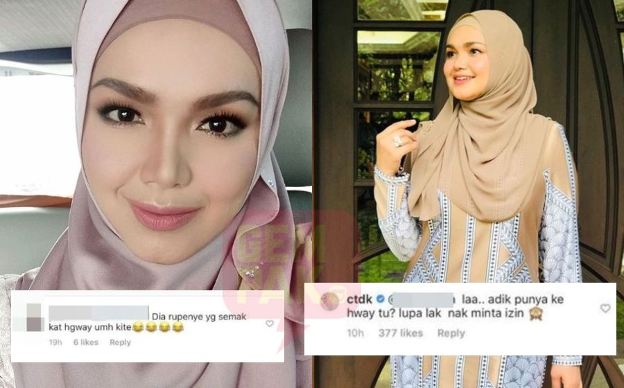 Saya Saja Nak Usik Usik Bergurau Siti Nurhaliza Tak Sangka Komen Balas Jadi Viral Gempak