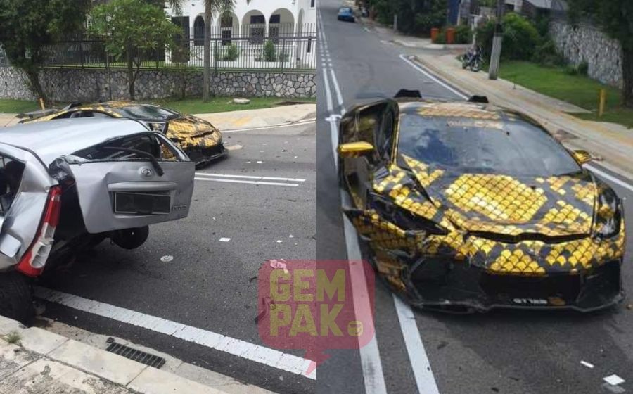 Kenderaan Remuk Dilanggar Kereta Mewah Pemilik Lamborghini Hadiahkan Ibu Tunggal Ini Myvi Gempak