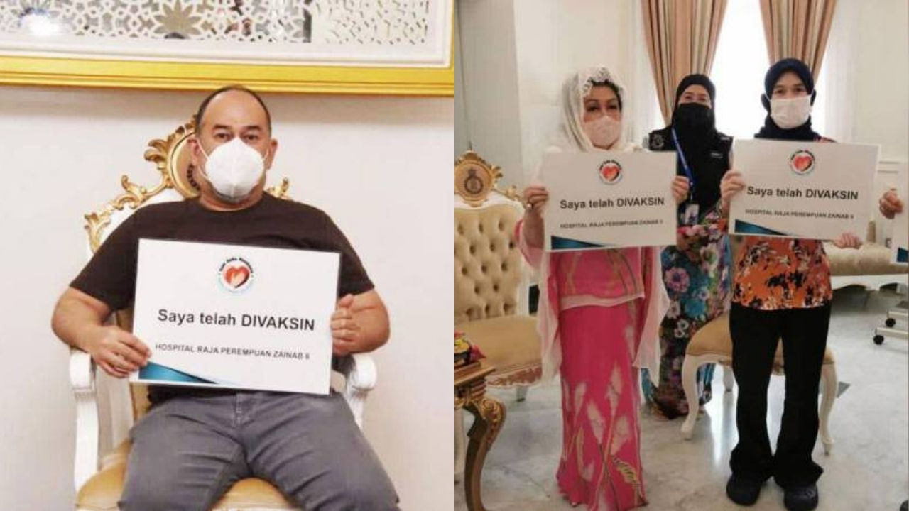 Jangan Takut Ragu Alhamdulillah Keluarga Diraja Kelantan Dah Terima Vaksin Covid 19 Gempak