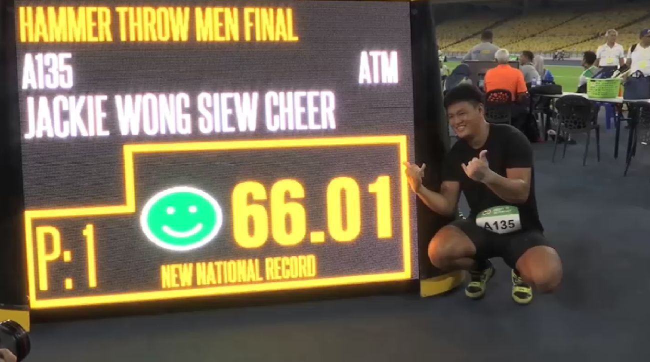 Olahraga Terbuka Malaysia 2018 Ketenangan Bantu Jackie Pecah Rekod Stadium Astro