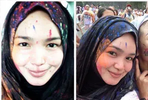 Apabila tubuh Dato' Siti disaluti warna