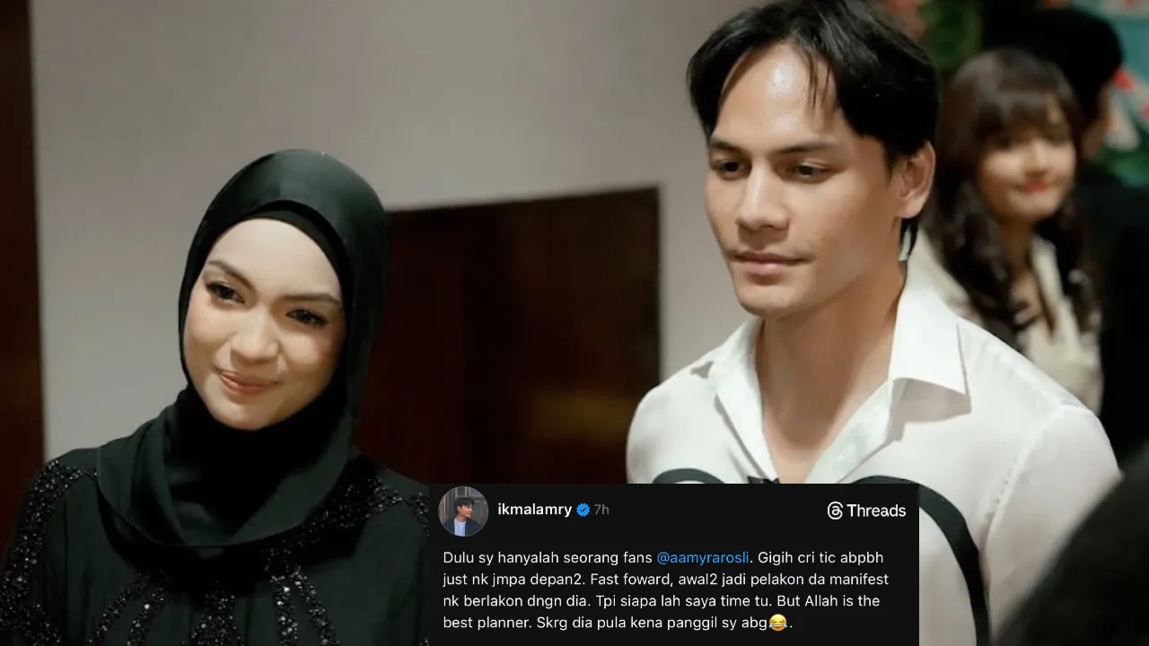 Ikmal Amry peminat Amyra Rosli