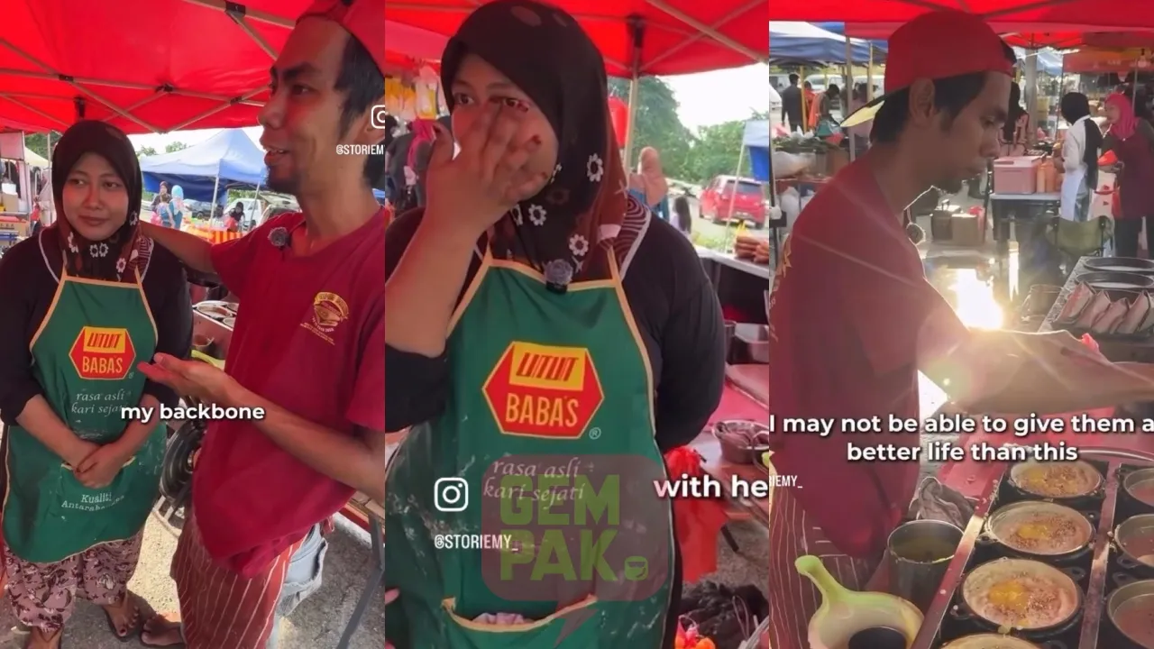 Peniaga Apam Balik tular