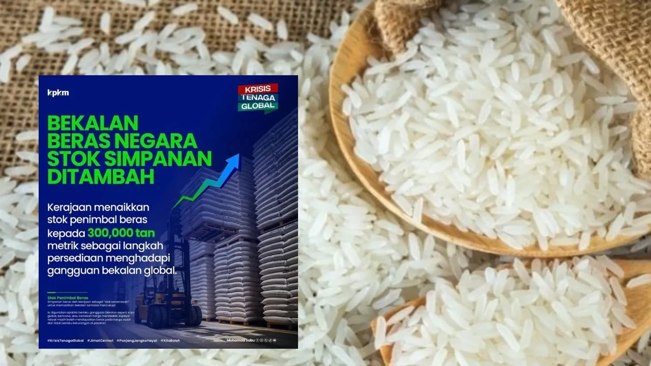 Stok simpanan beras negara