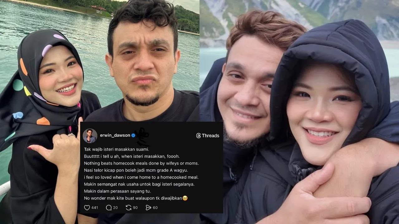 Erwin Dawson masakan isteri