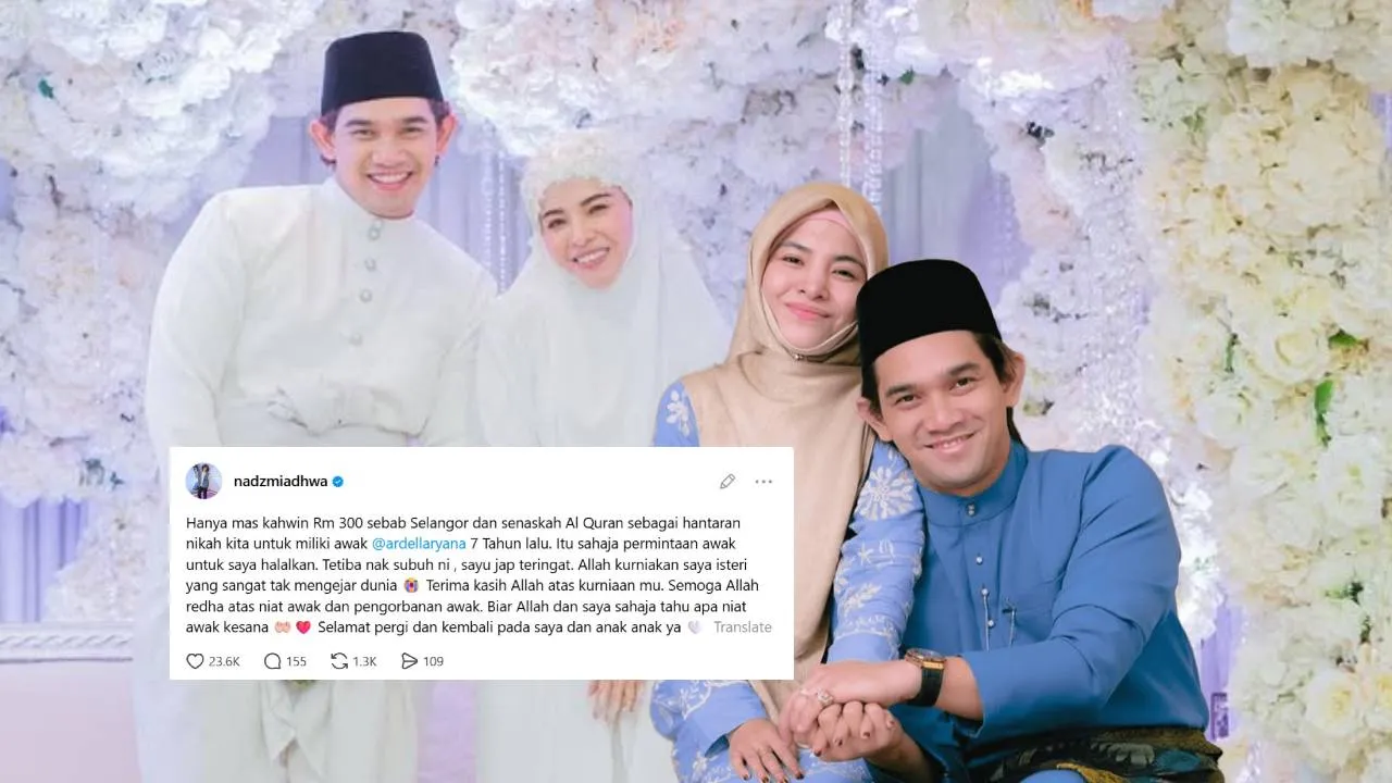 Astrogempak nadzmi adhwa ardell kenangan nikah
