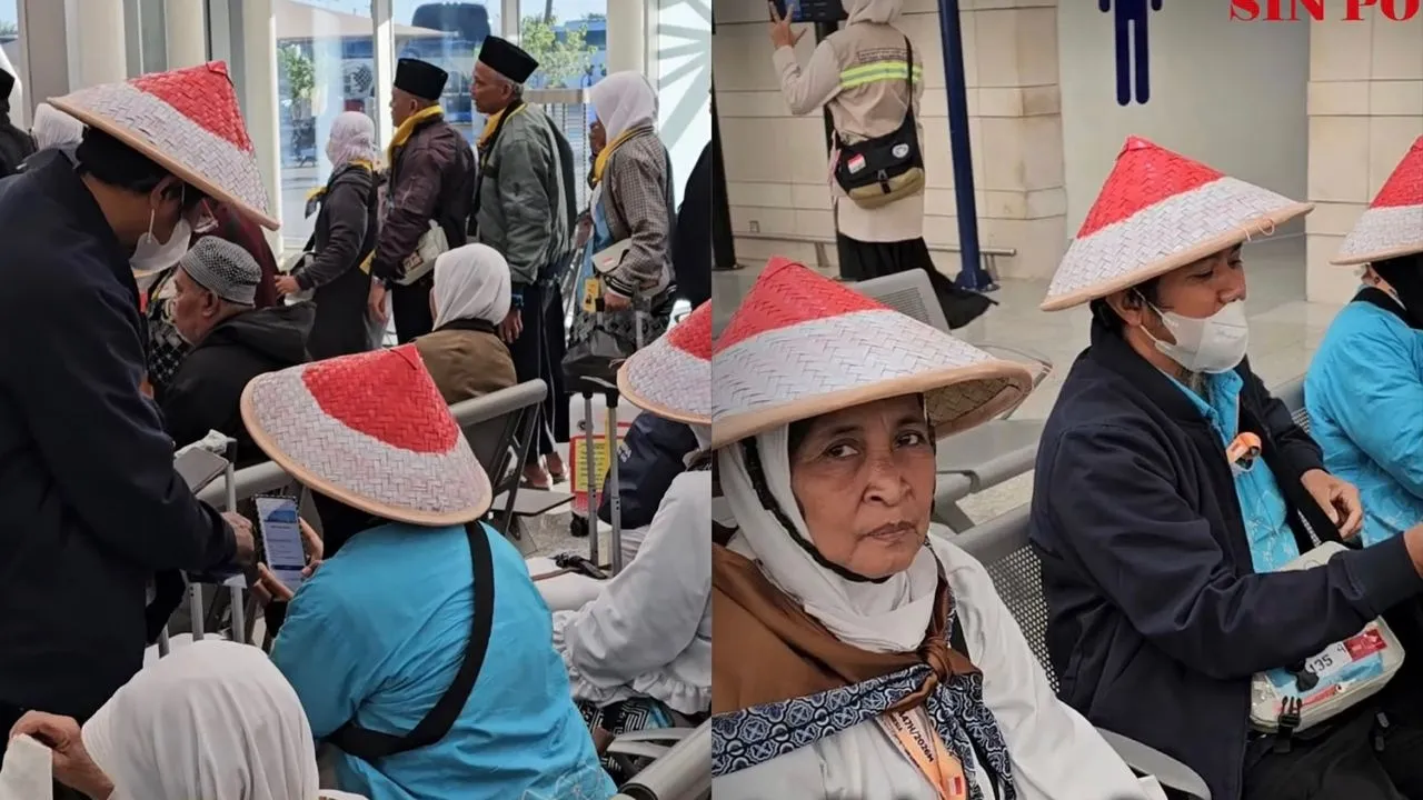Astro Gempak topi petani haji