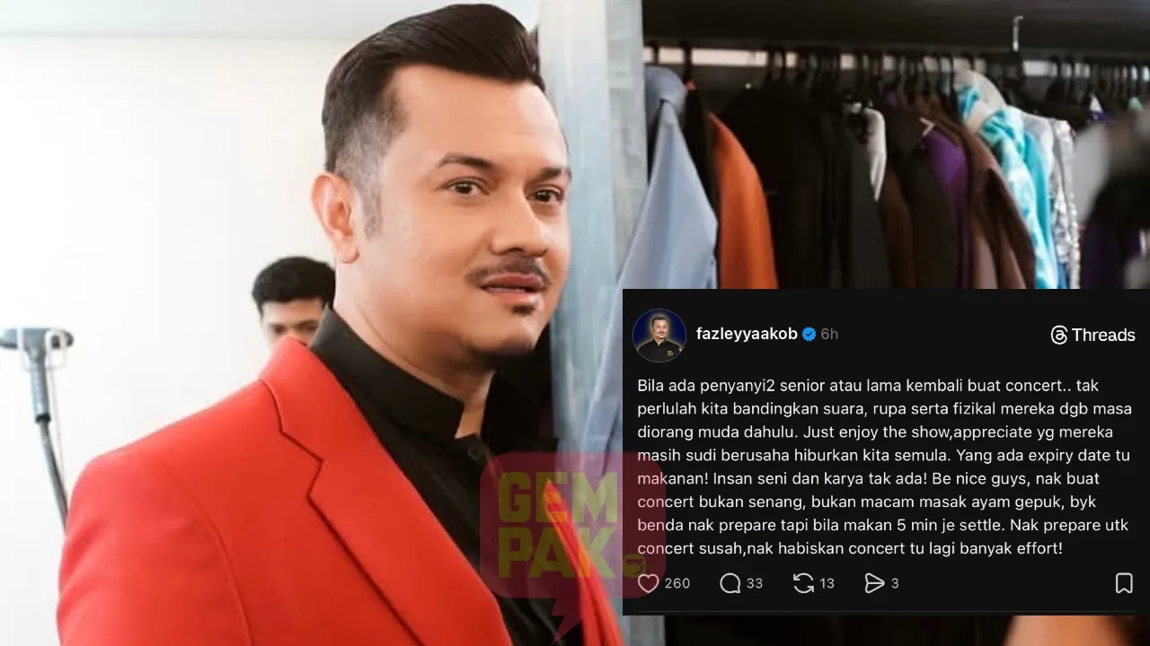 Fazley tegur netizen