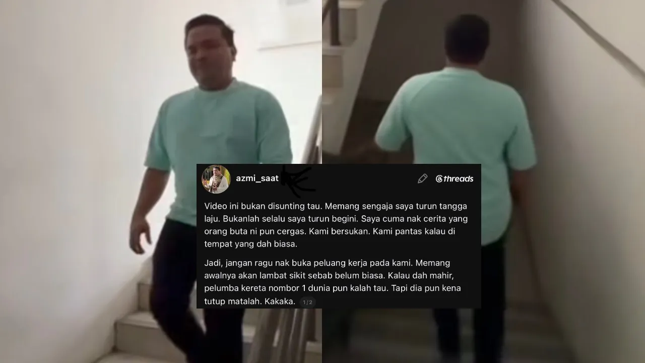 Azmi Saat OKU turun tangga