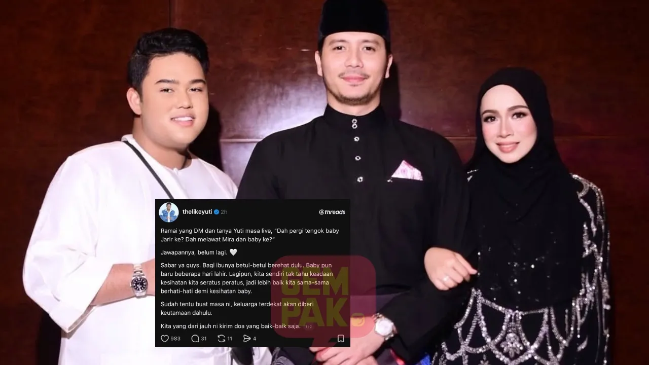 Yuti Amira Othman bersalin