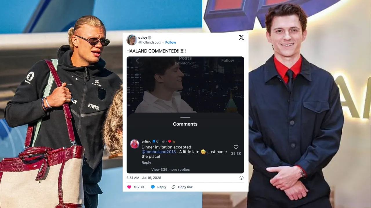 Bintang Bola Sepak Norway, Erling Haaland Akhirnya Balas DM Tom Holland Lepas Spider Man Dedah ‘Kena Sidai’