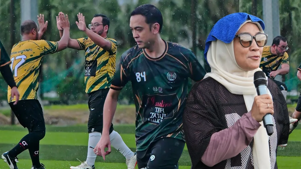 Fara Fauzana, Tomok Antara Selebriti Meriahkan Perlawanan Persahabatan Riadah Madani
