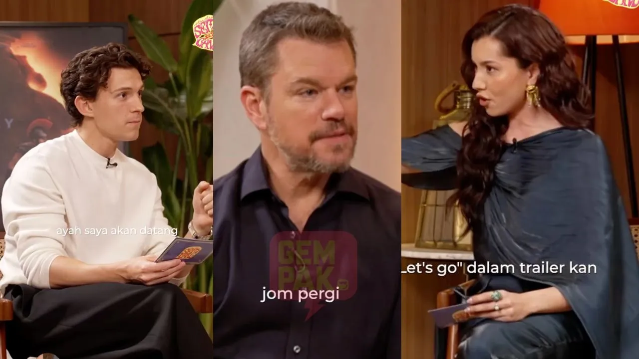 Video Amelia Henderson Ajar Matt Damon Dan Tom Holland Bahasa Melayu Buat Ramai Teruja - “Proud Of You Ame!”