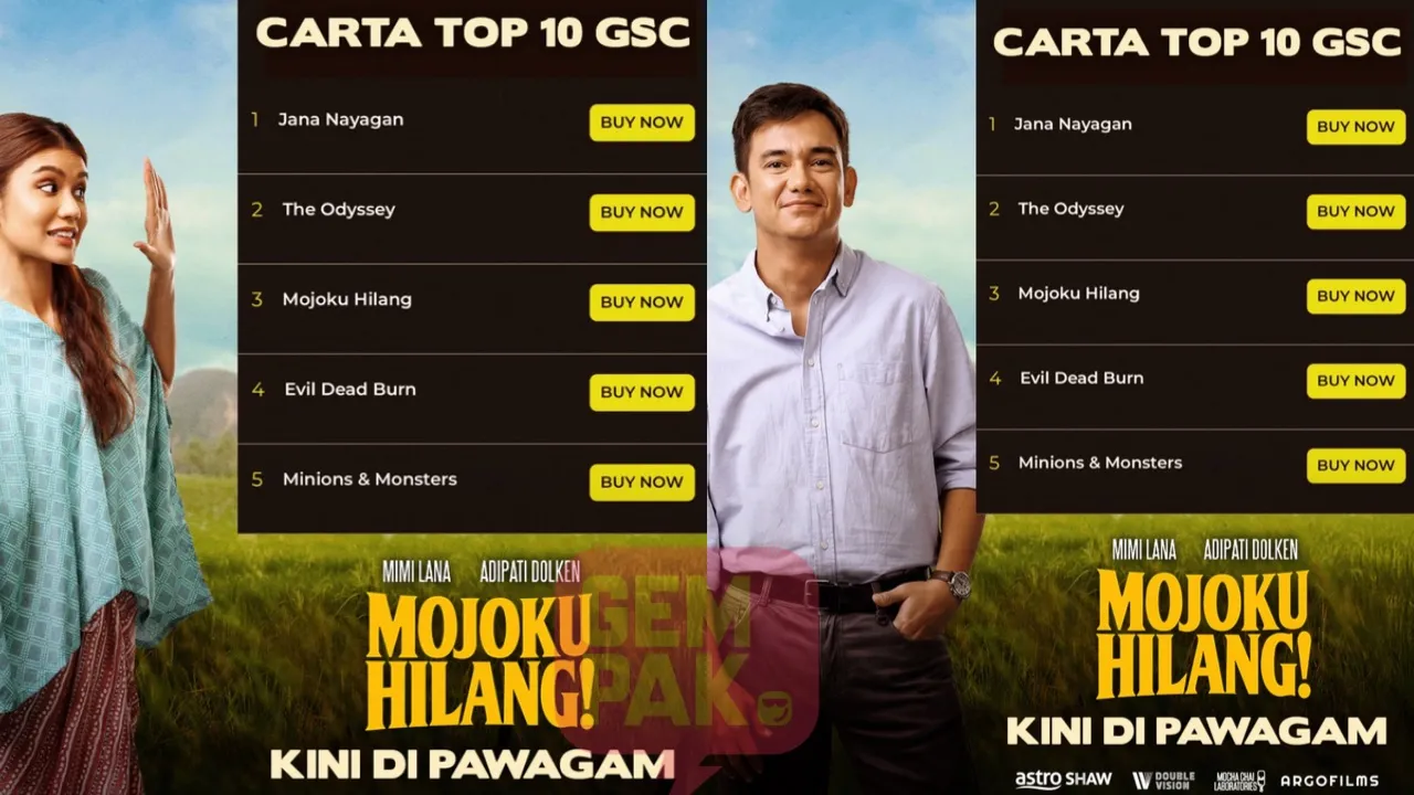 Baru Sahaja Ditayangkan, Mojoku Hilang Kini Di Kedudukan Ketiga Dalam Carta Filem Malaysia!