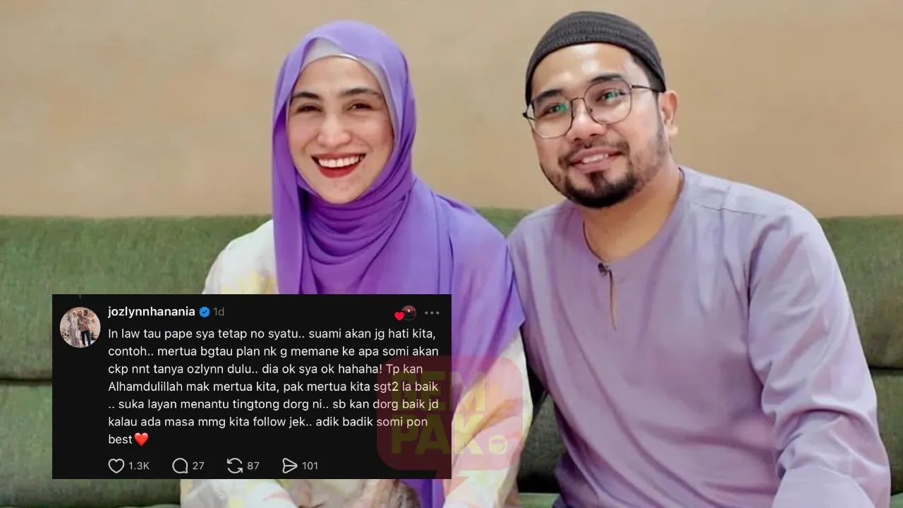 Ozlynn syukur dikurniakan mentua yang baik