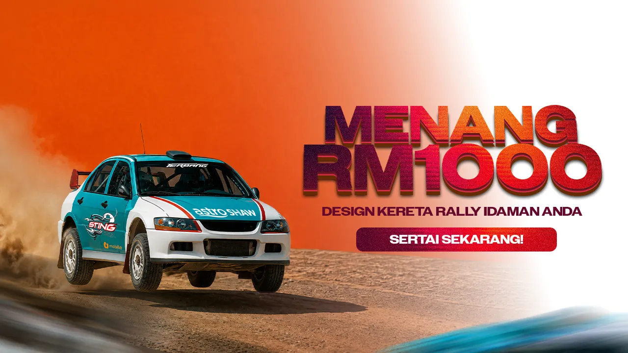 Peraduan Mereka Bentuk Lukisan Kereta "Rally" Idaman "TERBANG"!