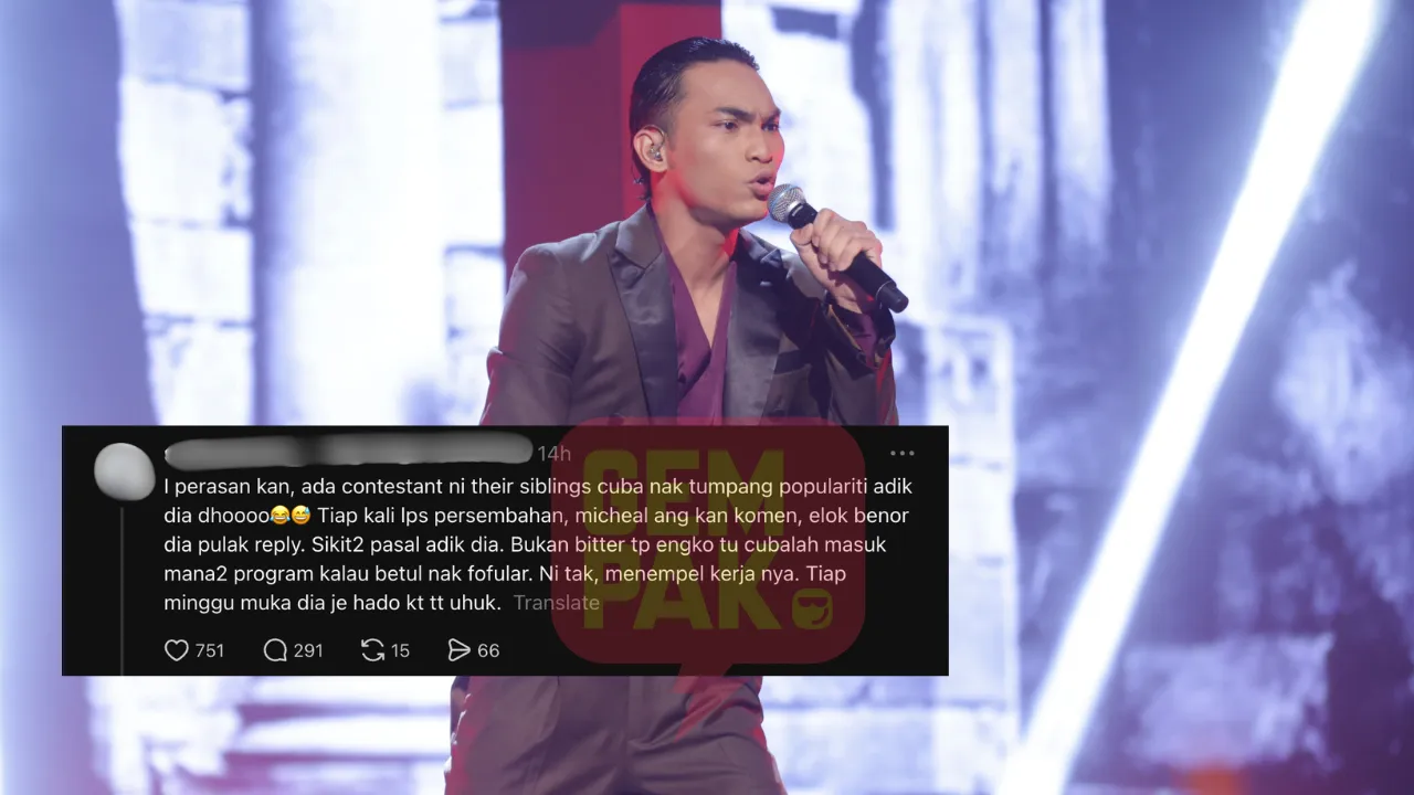 Hussain mempertahankan ahli keluarganya selepas seorang pengguna Threads mendakwa adik-beradiknya cuba ‘menumpang populariti’ yang diraih menerusi penyertaannya dalam program realiti nyanyian itu.