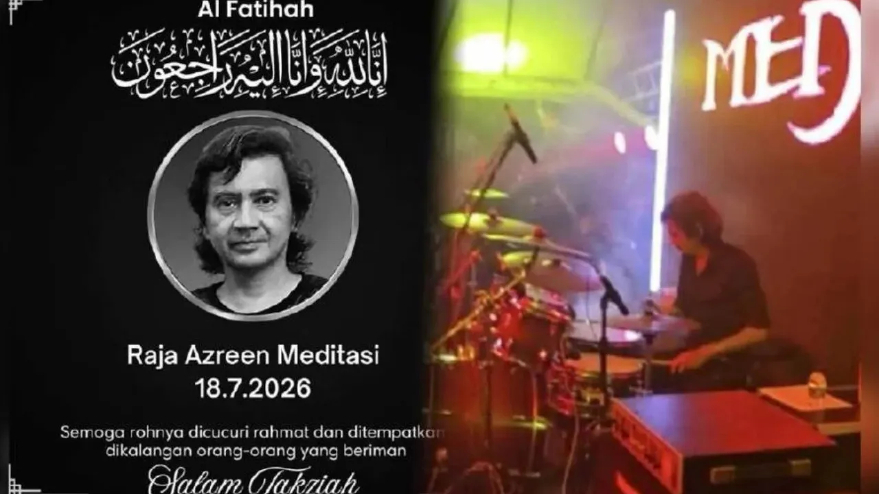 Raja Azreen dilaporkan  rebah ketika mereka baru menyampaikan lagu kedua berjudul Begini Aku Begitu Engkau.