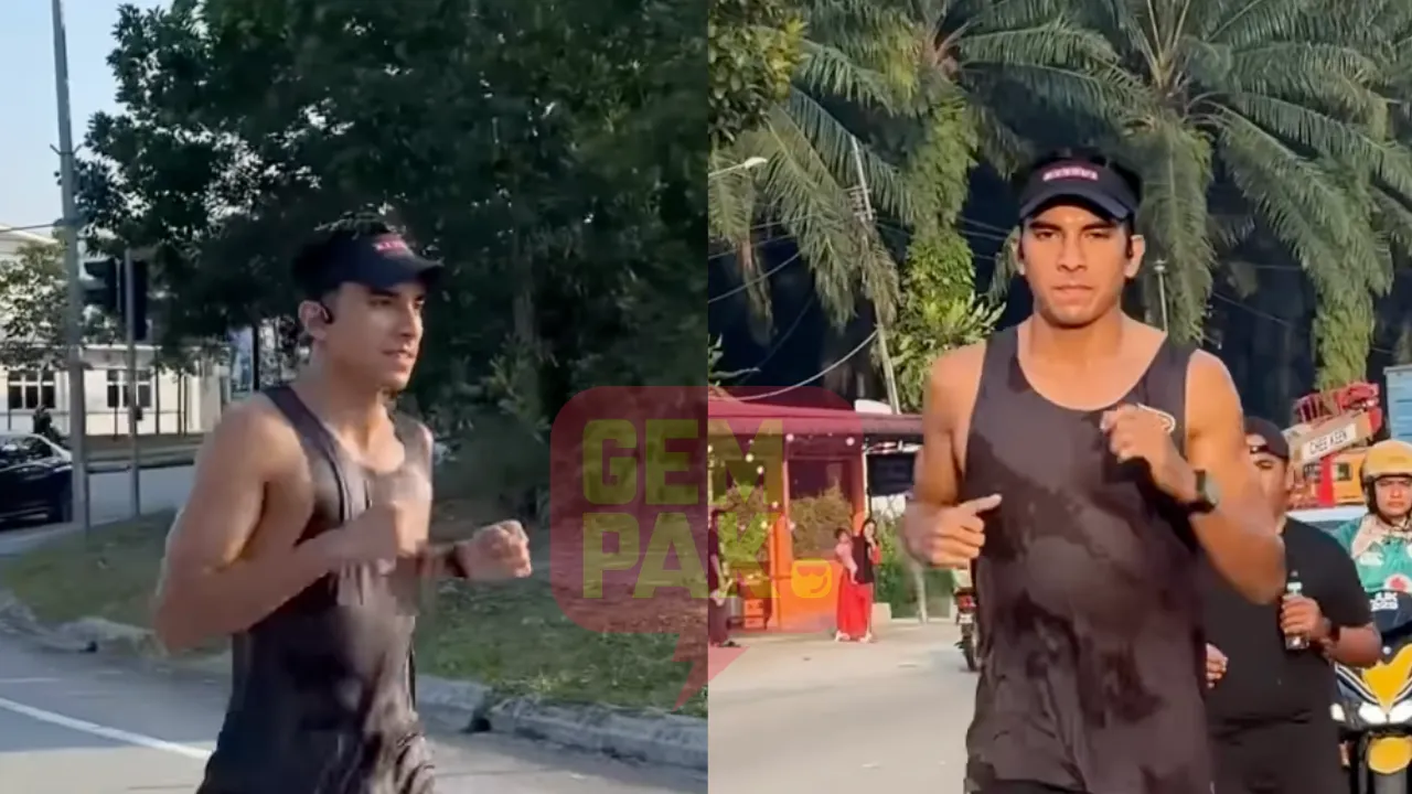 Syed Saddiq menamatkan Larian Kesyukuran sejauh hampir 170 kilometer yang bermula dari Putrajaya dan berakhir di Laman Maharani, Muar, Johor, pada Ahad.
