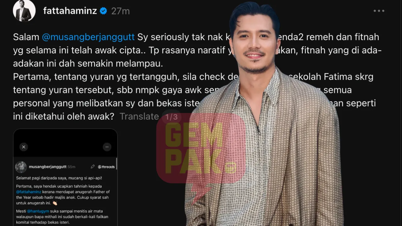 Menurut Fattah atau nama lengkapnya Abdul Fattah Mohd Amin, terdapat beberapa perkara yang dibangkitkan akaun media sosial bernama ‘Musang Berjanggut’ yang disifatkannya sebagai naratif tidak berasas.