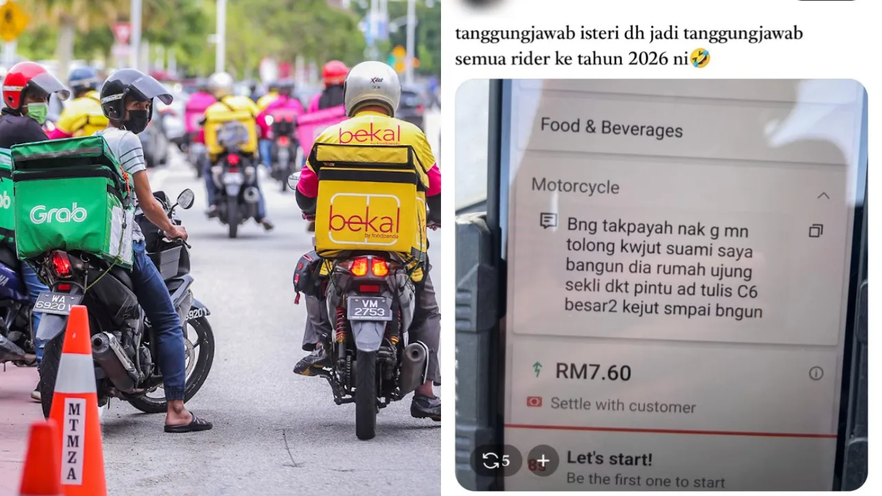 From Waking Up Husbands to Acting as a Spy, M'sian Riders Share the Strangest Job Requests They've Ever Received