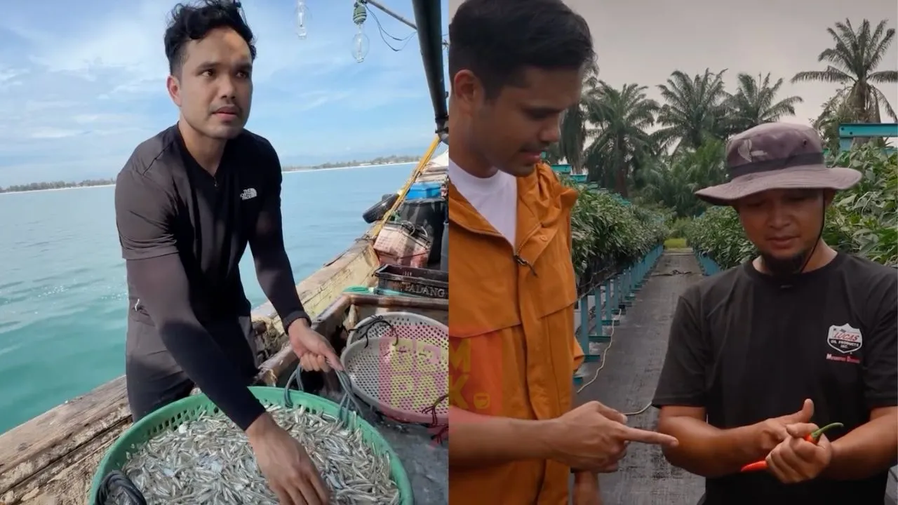 Khairul Aming Turun Laut, Masuk Ladang Demi Sambal Baharu Nyet Ikan Bilis