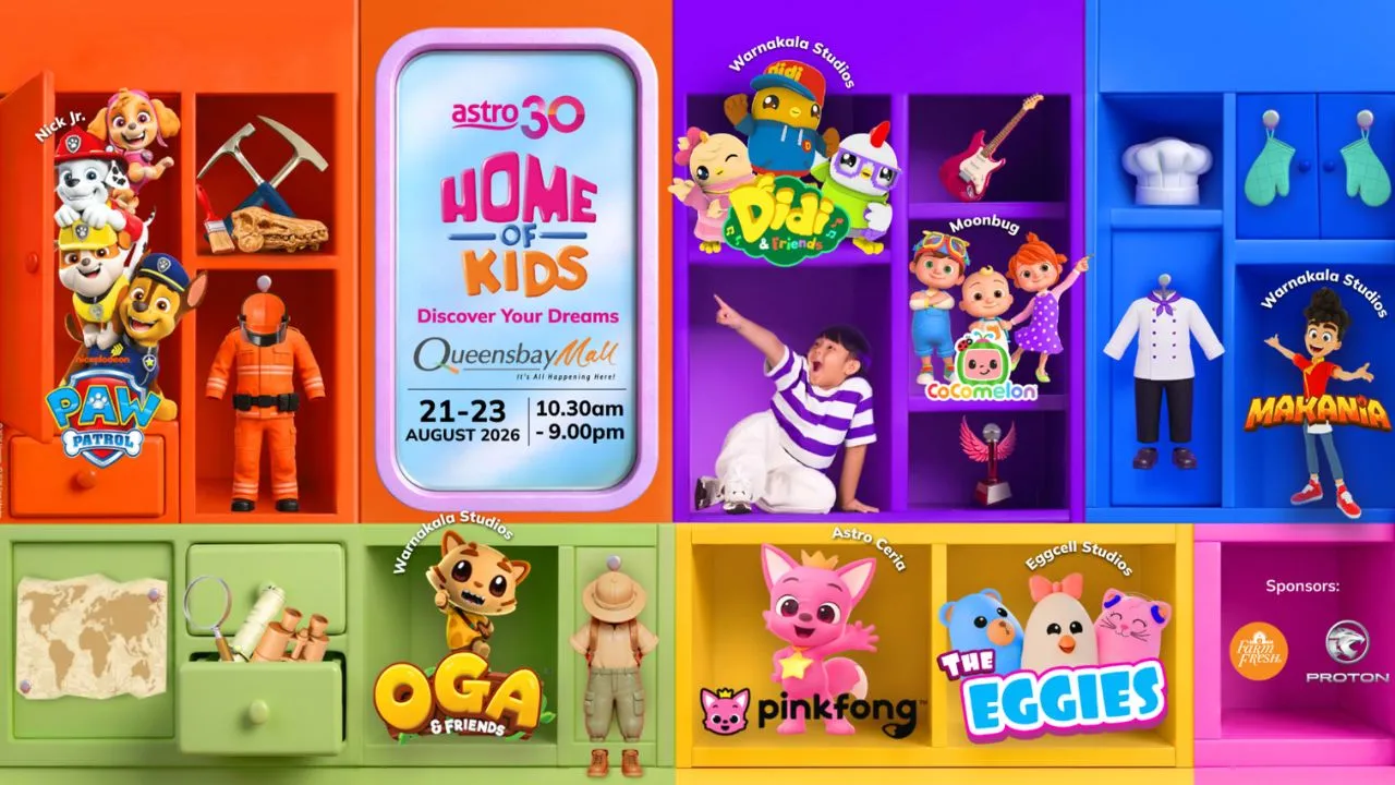 Nak Jumpa Didi & Friends, PAW Patrol, Cocomelon Dan Banyak Lagi? Jom Ke Astro Home of Kids, Masuk Percuma Je!