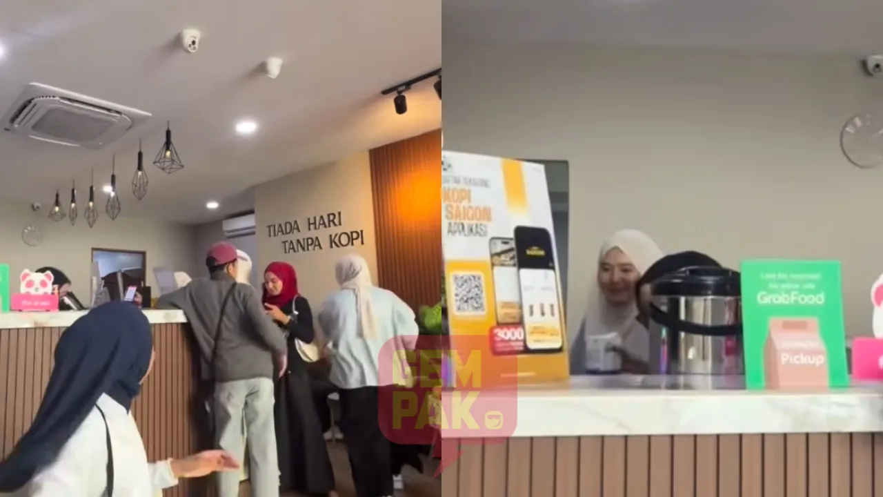“Kadang Benda Kecil Macam Ini Kita Ingat” - Kedai Diserbu Selepas Sambutan Merdeka, Netizen Terharu Wanita Bantu Pekerja F&B Seorang Diri