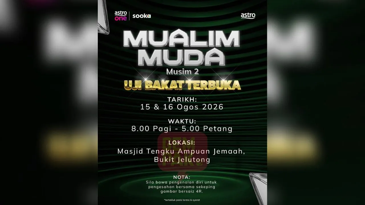 Suka Kongsi Ilmu & Nak Jadi Inspirasi Generasi Muda? Serlahkan Potensi Anda Di Sesi Uji Bakat Mualim Muda 2 Hari Ini