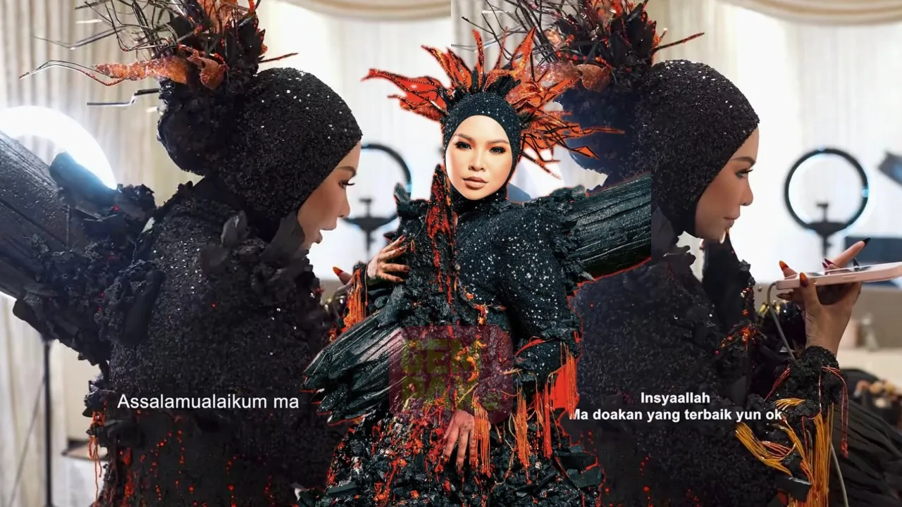 Netizen Sebak Tengok Momen Aina Abdul Minta Restu Ibu Sebelum ‘Perform’ AJL40 - “Yun Tak Kisah Menang Ke Kalah, Yang Penting…”