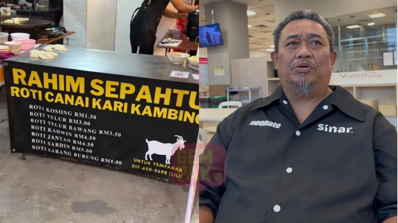 Baru Sebulan Berniaga Roti Canai Kari Kambing, Rahim Sepahtu Tak Menang Tangan - “Setiap Hari Guna 5KG Kambing”