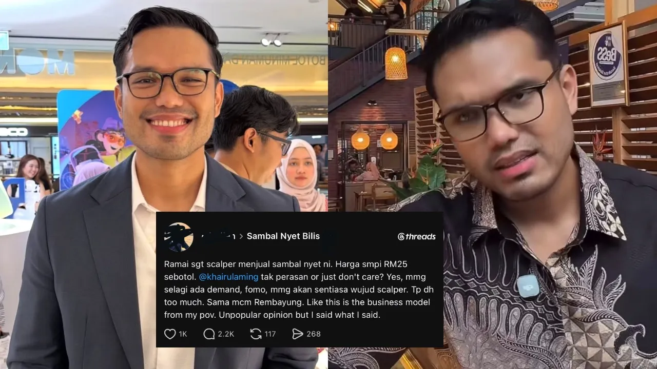 Khairul Aming Jawab Dakwaan Sengaja Biarkan Scalper Jual Sambal Nyet Harga Tinggi - “Harap Orang Faham, Tak Semua Benda Saya Boleh Kawal”