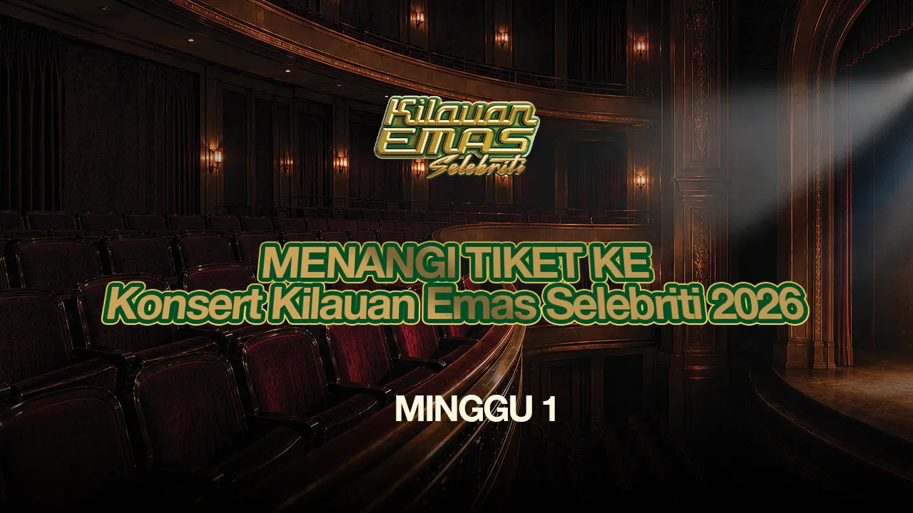 GMW Giveaway: Konsert Kilauan Emas Selebriti 2026 Minggu 1