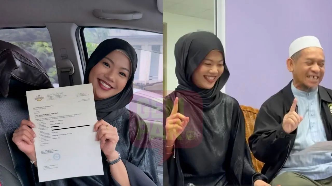 Menerusi hantaran di Instagram, Kimberly meluahkan rasa syukur kerana telah selamat menjadi saudara Islam baharu pada Julai lalu. 