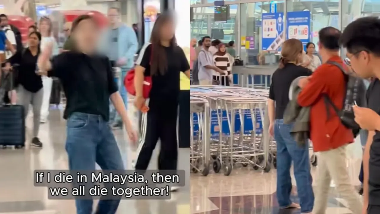 Woman Arrested After Making Threats at KLIA, Demanding M’sia, S’pore & Japan to ‘Surrender to China’