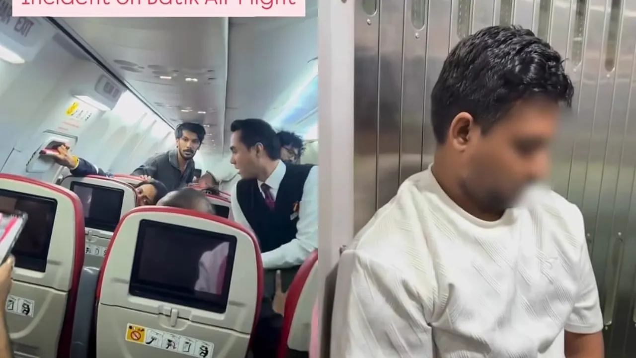 Passenger Sparks Panic After Trying to Open Emergency Exit Door on Batik Air Flight from KL to Kochi