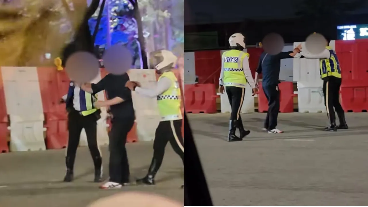 Singaporean Driver Gets Into Fight With Malaysian Police Near Woodlands Checkpoint