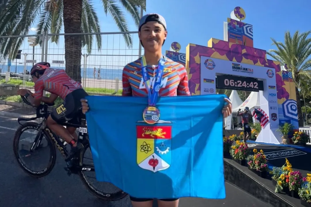 Pelajar Undang-Undang UKM Tamat Kejohanan Dunia Ironman 70.3, Catat Masa 6 Jam 44 Minit