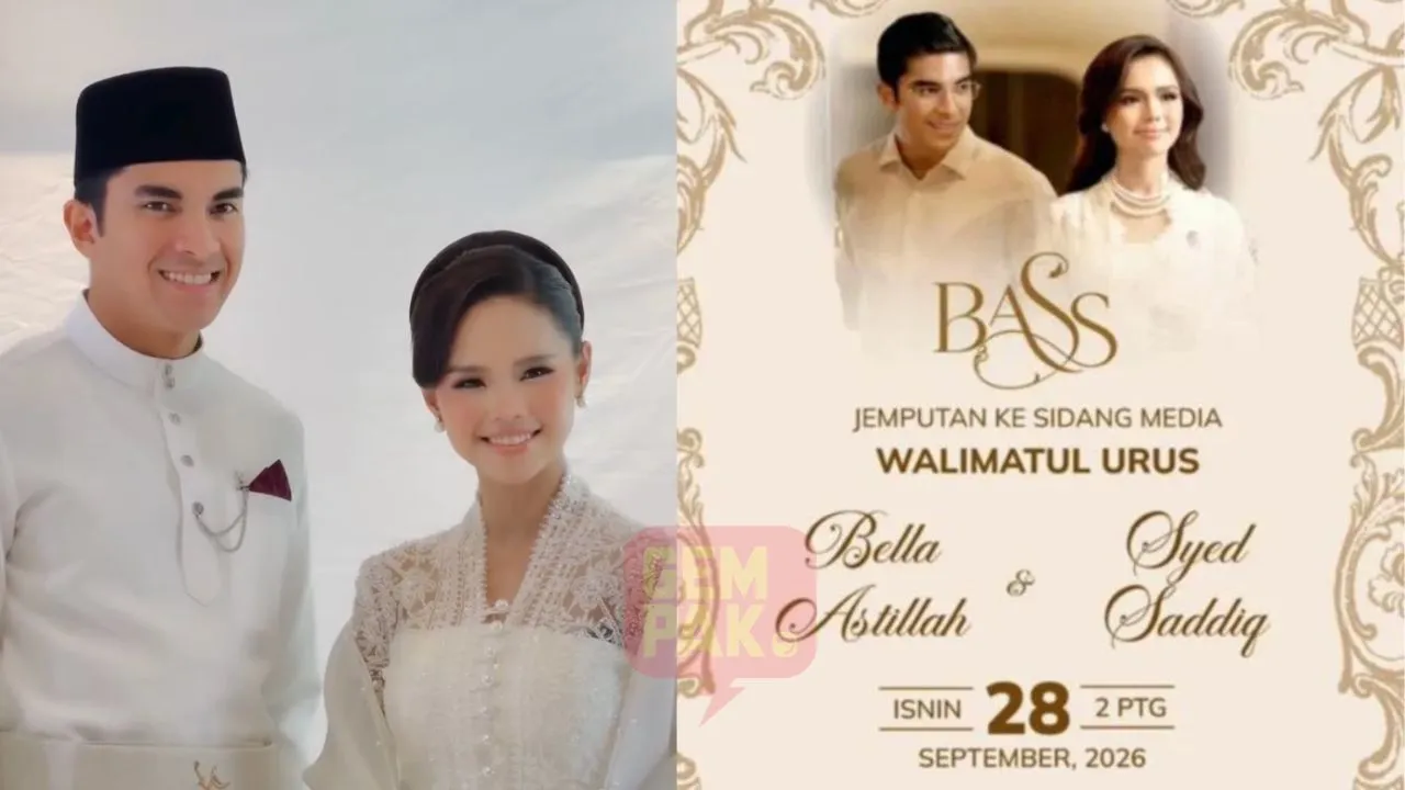 Makin Dekat 10.10, Bella Astillah & Syed Saddiq Bakal Kongsi Butiran Perkahwinan DI Sidang Media Walimatul Urus Isnin Ini