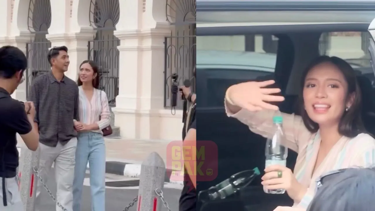 Arya Saloka, Asha Assuncao ‘Shoot’ Di Dataran Merdeka, Peminat ’Terikat Janji’ Teruja Tengok Depan Mata - “OMG Senadaku…”