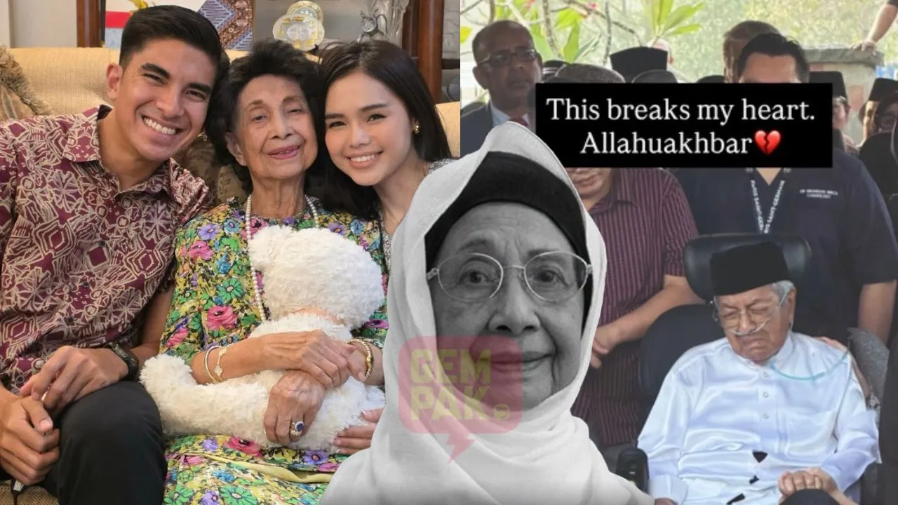 Bella Astillah Sebak Lihat Tun Mahathir Di Pengebumian Isteri – “This Breaks My Heart”