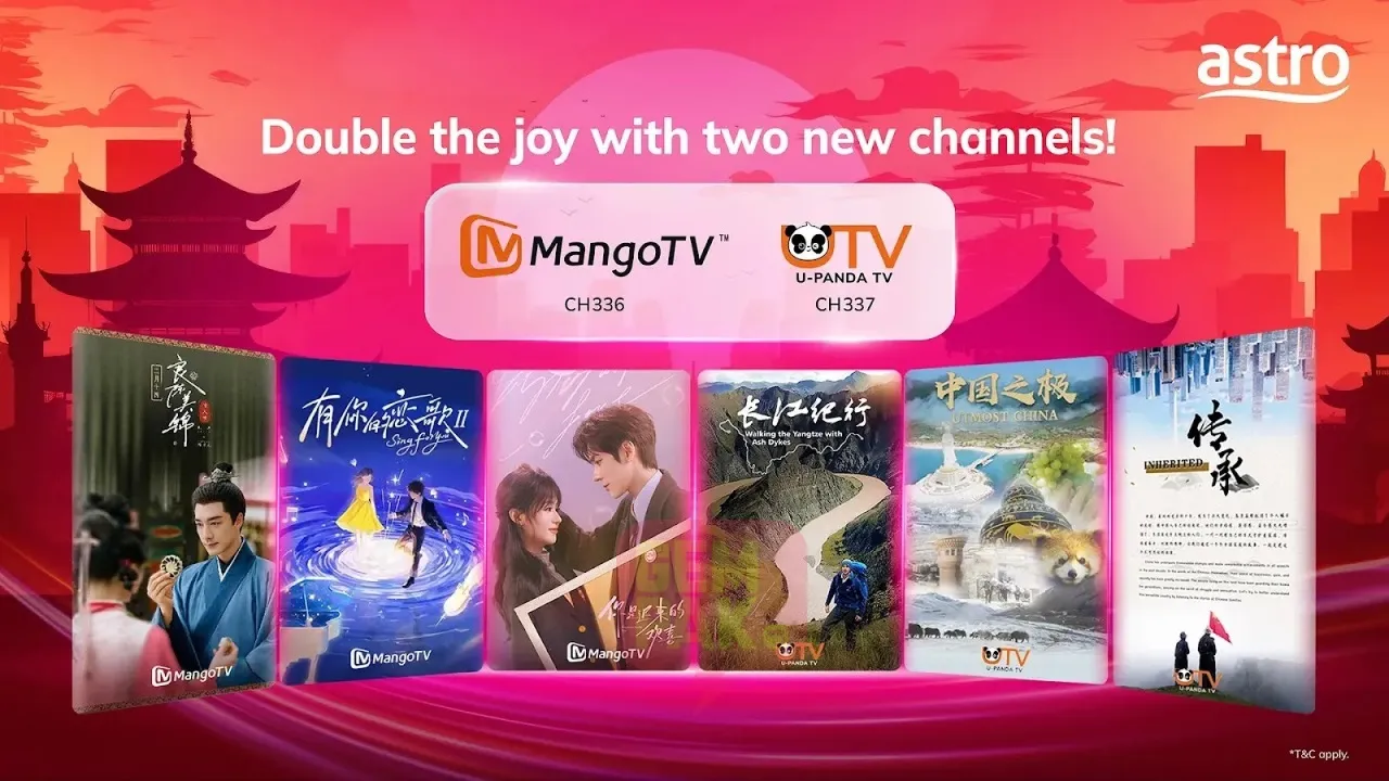 Astro Lancar Mango TV, U Panda TV & Saluran Khas Pokémon Oktober Ini
