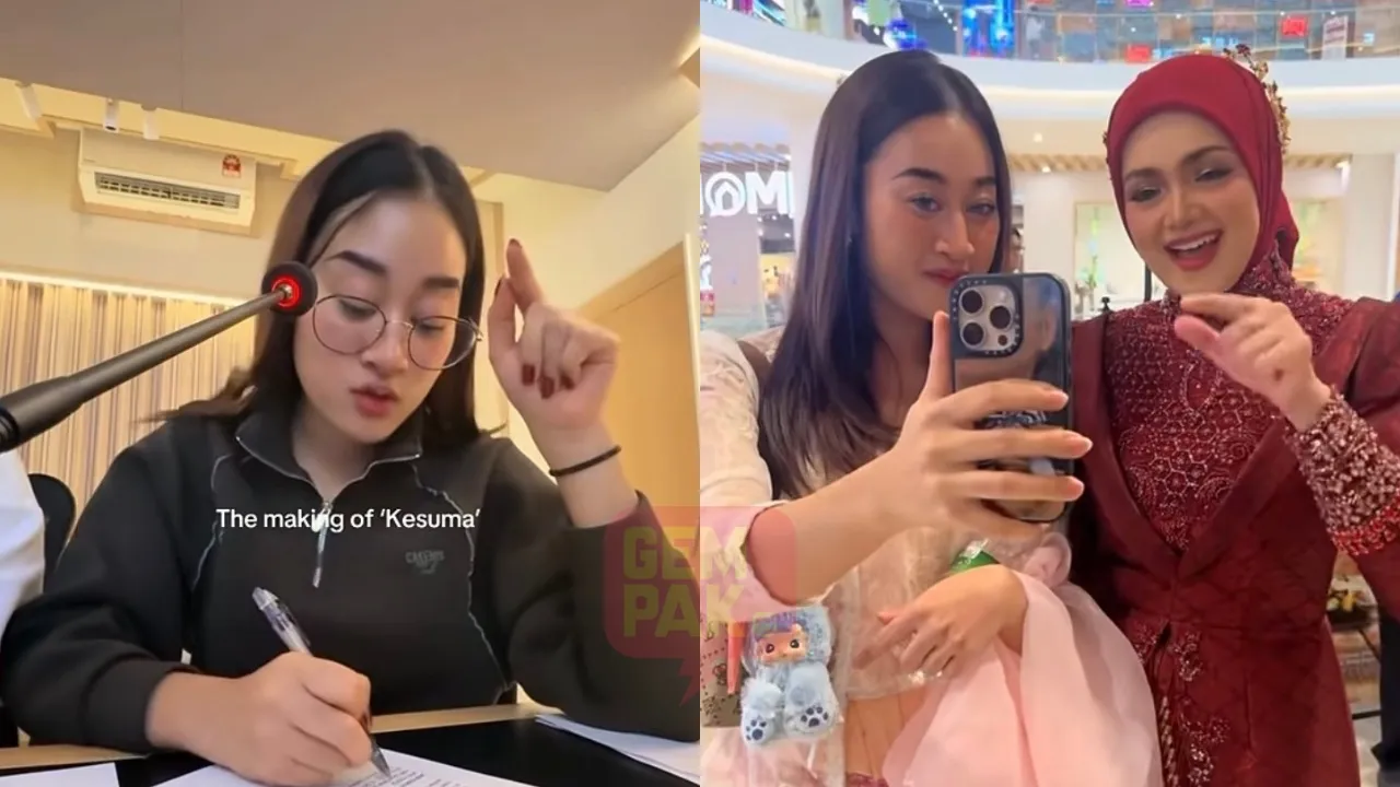 Aisha Retno ‘Throwback’ Video ‘Recording’ Kesuma Dengan Siti Nurhaliza, Netizen Kagum - “Boleh Nampak Kehebatan Anak Muda Ni”