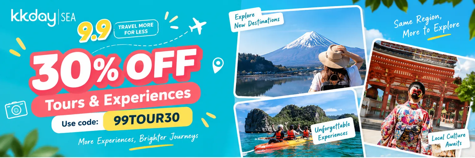 Explore More with KKday: Get 30% Off Selected Tours & Experiences This 9.9
