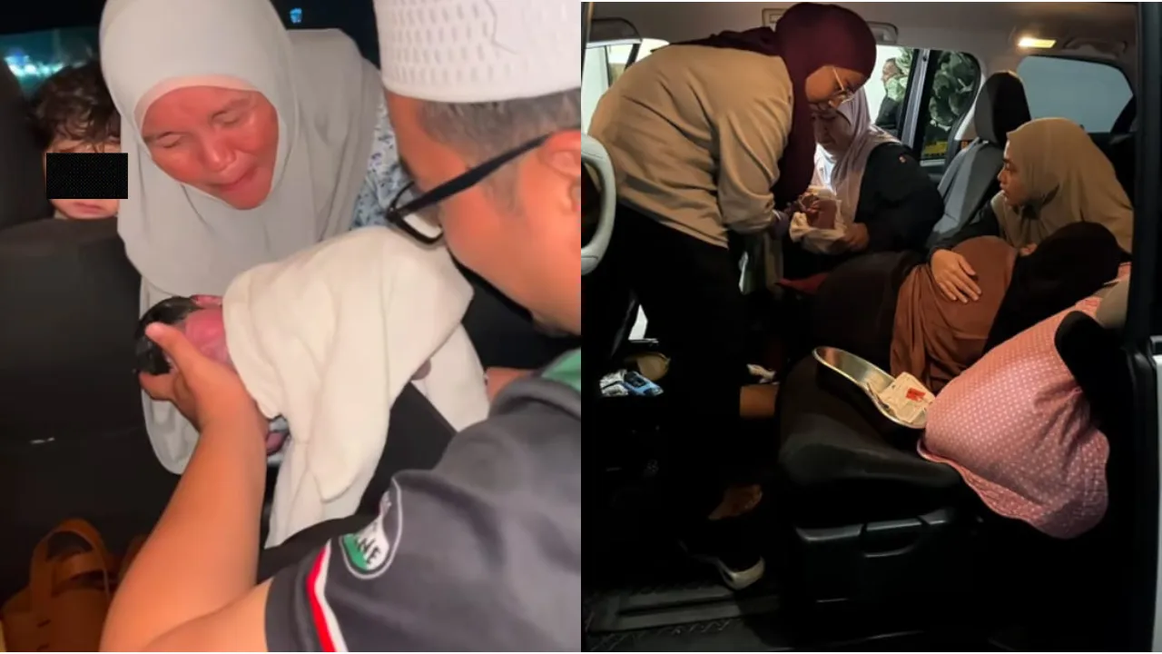 M'sian Mother Helps Deliver Grandchild in Car After Daughter Goes Into Labour on the Way to Hospital