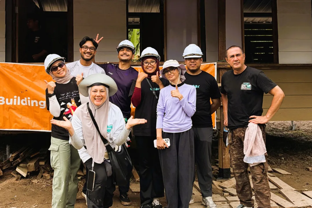 Demi Bapa Tunggal Tiga Anak, Hefny Sahad, Roy Azman & Kak Sheera Bina Rumah Dalam Masa Tiga Hari
