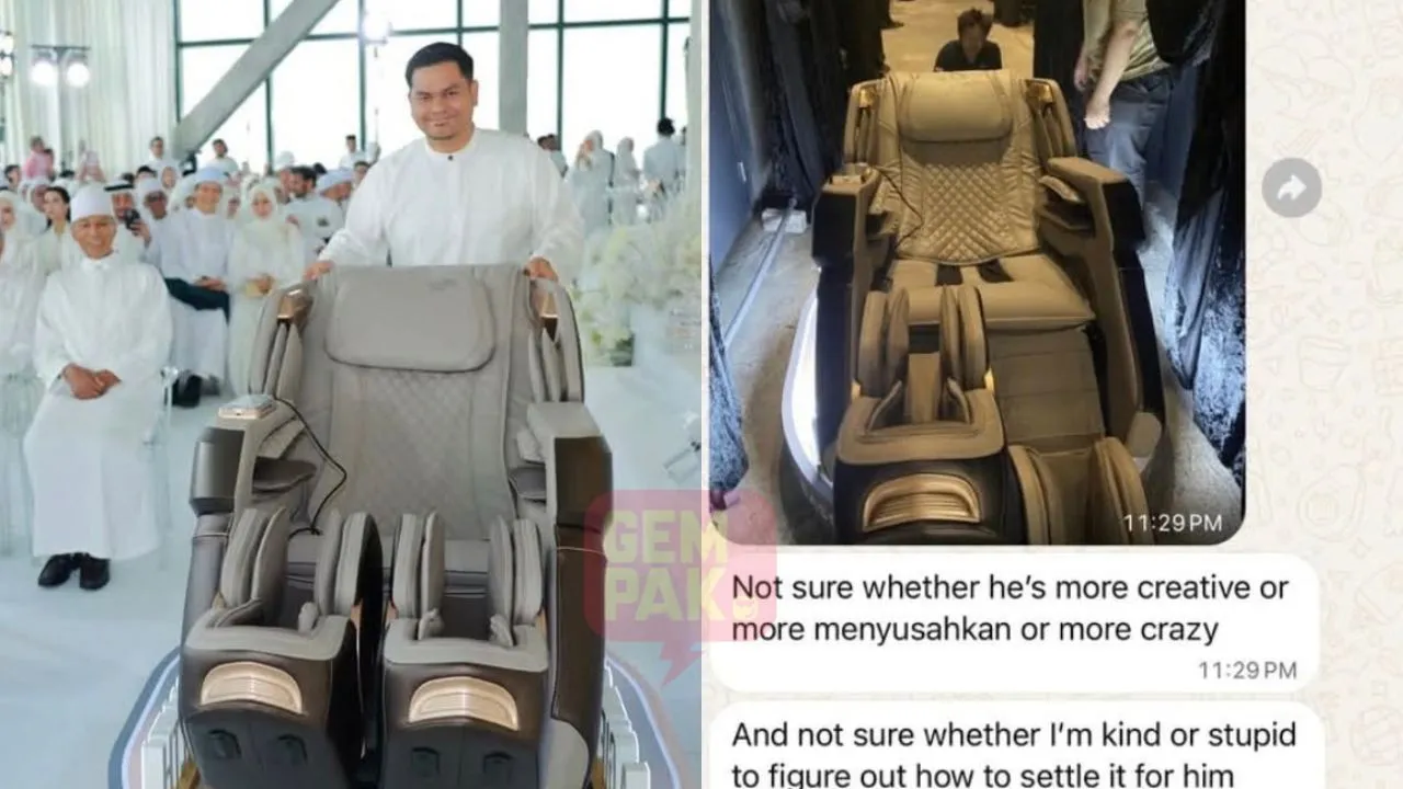 ‘Dulang Boy’ Syed Saddiq Dedah Kisah Di Sebalik Bawa Hantaran Kerusi Urut - “Masa Terima Gambar Dekat WhatsApp…”