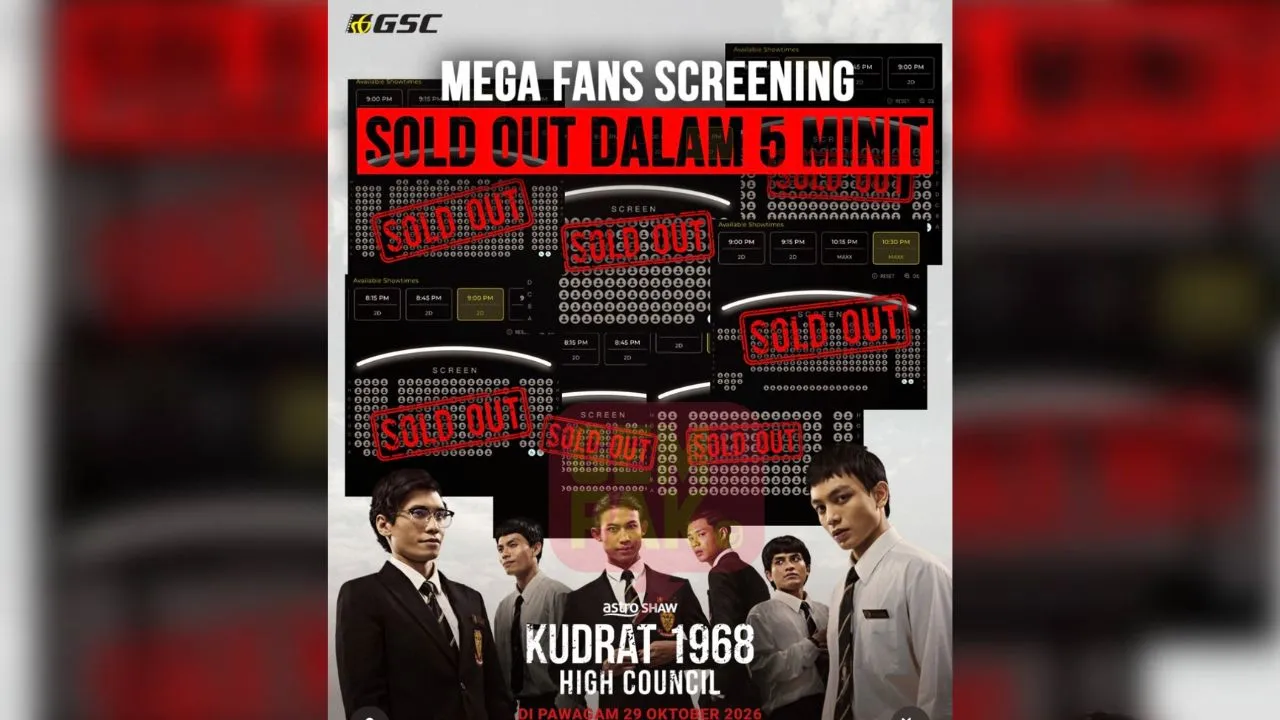 Penangan KUDRAT 1968: High Council! Tiket Mega Screening Bersama Peminat ‘Licin’ Dalam Masa 5 Minit