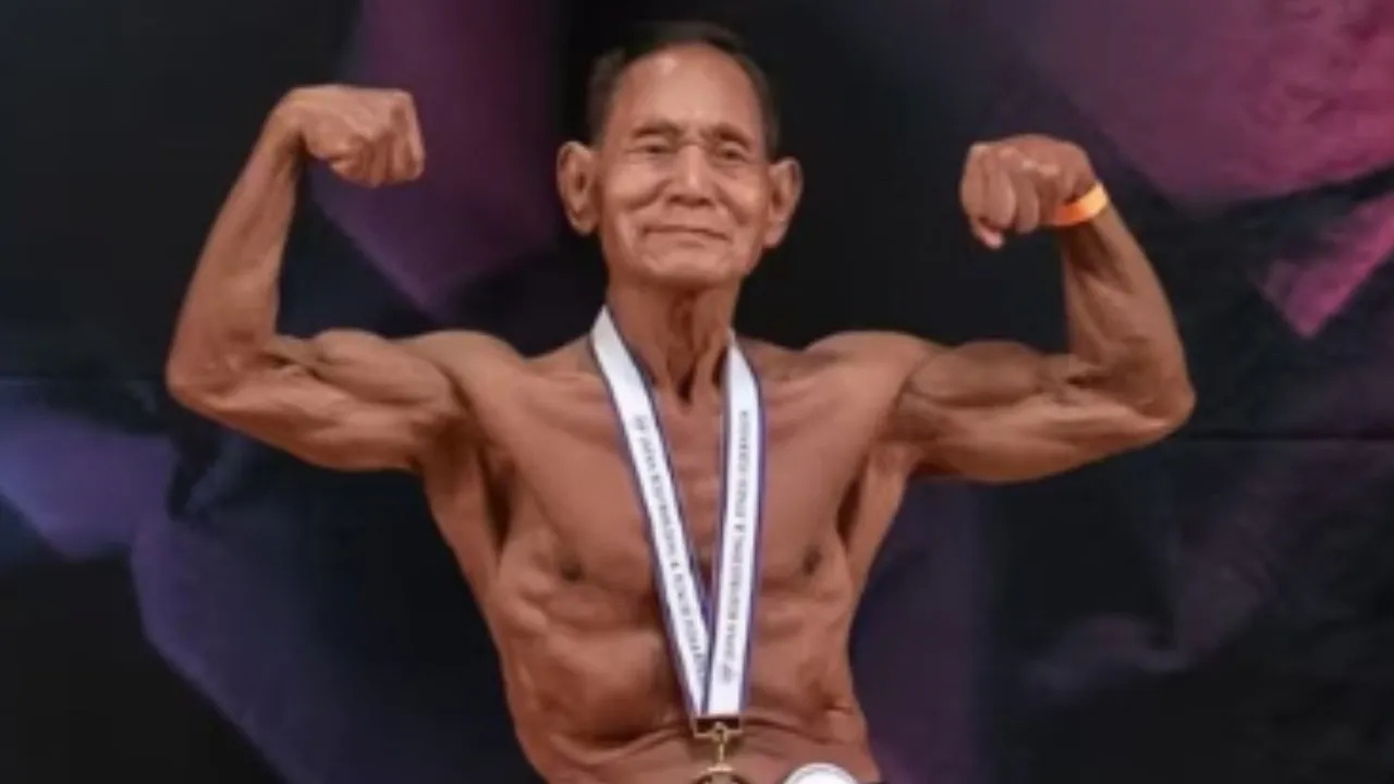 Power! ‘Atuk’ Umur 90 Tahun Diumum Juara Bina Badan